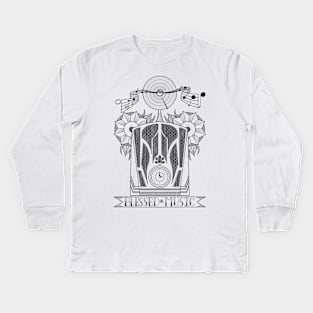 Vintage Radio Magic Kids Long Sleeve T-Shirt